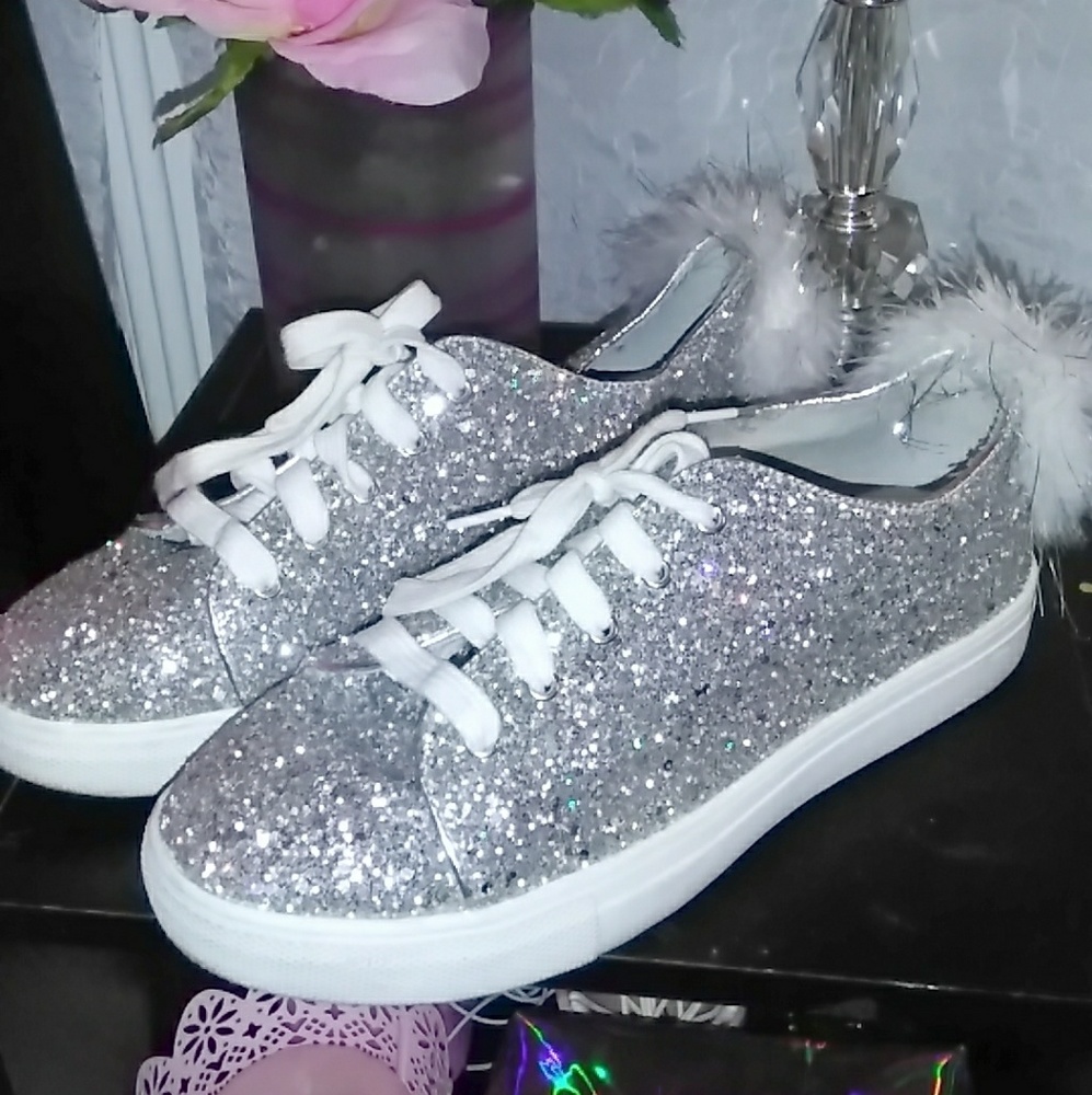 Glitter | Silver Shoes